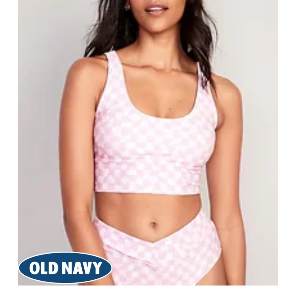 NWT Matching Checkered Bikini Set